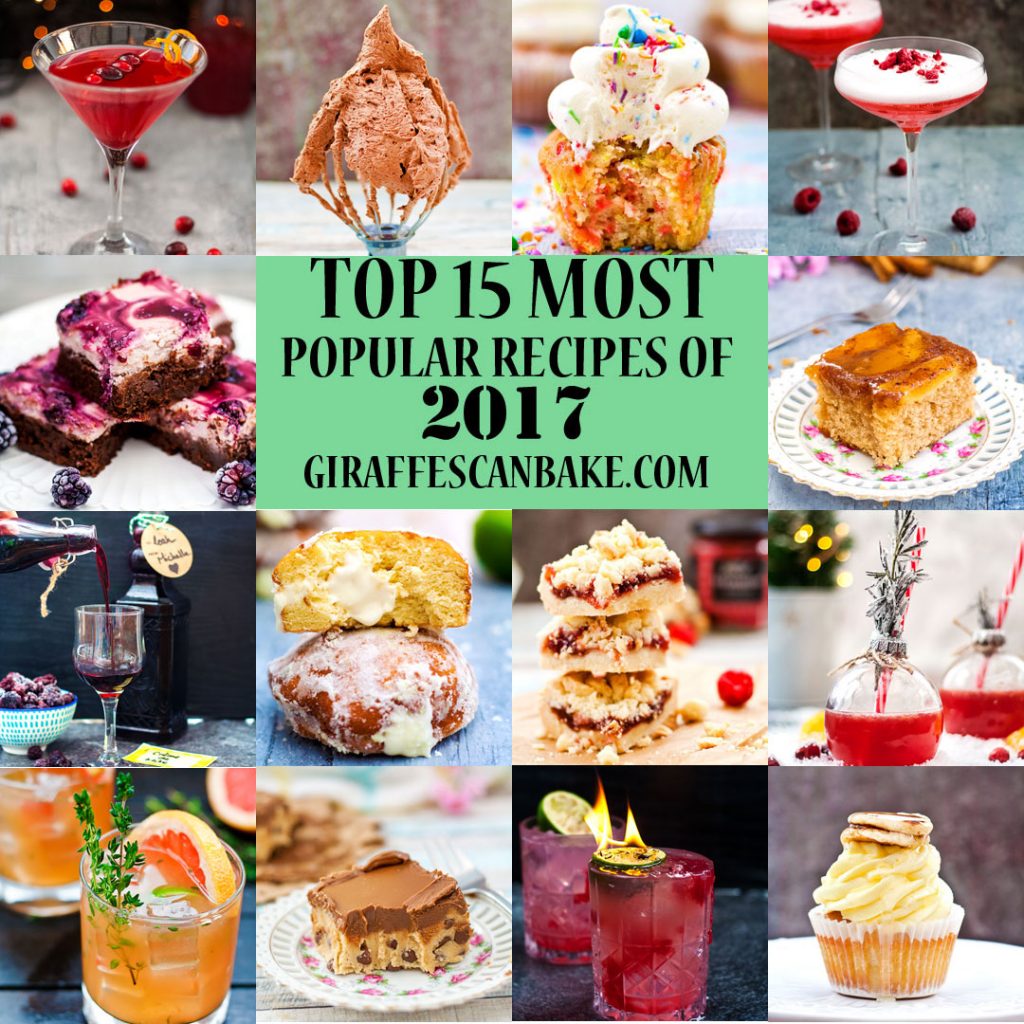 a collage of the most popular recipes on giraffes can bake